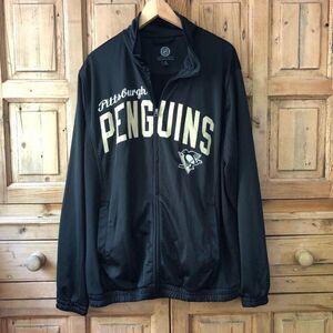 G-III Pittsburgh Penguins Men's Size Large Full Zip Track Jacket NHL‎ Athletic